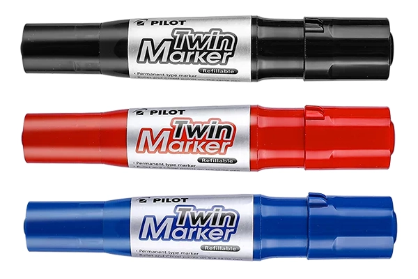 Bút Lông Dầu 2 Đầu Pilot Twin Marker Nhật Bản
